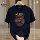 T-shirt à manches courtes en coton épais (Tucano) Coton épais à manches courtes à manches courtes pour hommes pour hommes 683 Bourgogne du cou