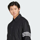 Adidas 2025 spring men's three-leaf clover short stylish comfortable warm cotton jacket JC9906 S
