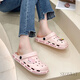 Zapatos Skonwat Hole para niñas zapatillas de playa de cabeza grande para niños zapatos de jardín sin deslizamiento para zapatos para niños para zapatos a la deriva para el tamaño blanco 33