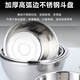 心一厨不锈钢弧边斗盆 汤盆家用商用加厚盆食堂装菜盆洗菜盆多用盆 X679【70CM弧边斗盆】