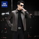 
ROMON genuine leather leather jacket men's jacket men's spring and autumn new clothes business casual sheepskin jacket men's jacket men's clothing brown L 175/92A