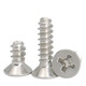 XMSJ304 Acero inoxidable Countersunk Cross Cross Autodelabla Autoducto GB846 Tornillo electrónico de precisión estándar M1.2-M5 KB2.6*12200 Piezas
