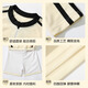 Youyou children's swimsuits girls split middle-aged children and teenagers bathing in hot spring swimming suits and trousers four-piece set 35135 meters white 135