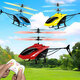 
Remote-controlled aircraft helicopter children's mini drone charging drop-resistant induction aircraft elementary school toy boy classic blue helicopter official standard [with charging cable]
