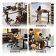9am black walnut solid wood electric lift table Dora Pro small tree branch Mijia smart medieval style desk 1.8m