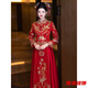 Tilotina Xiuhe Clothes Bridal New Year's Wedding Clothes Chinese Wedding Clothes Winter Toast Clothes Dragon and Phoenix Gown Small Xiuhe Feng Laiyi Simplified Version S 160