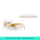 Lin's Home Bed Children's Bed Boy Feet Feet Feet Feet Children Girl Bed Princess Camino Un solo Muebles para la habitación de los niños Nordic KN4A [Lotus White] Cama para niños + colchón 1050 mm*2000 mm