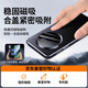 韩诺【镜头支架】适用华为mate70pro手机壳mate70新款pro+磁吸翻盖保护套智能视窗全包真素皮防摔防磨 Mate70Pro/Pro+【雅丹黑】无感支架