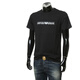 Armani/Armani EA MAR MARCA MARCA SLIM Camiseta de manga corta de algodón puro EM000574 AF12349 Negro FC114 2XL