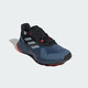 Adidas men's shoes 2025 summer TERREX outdoor hiking shoes hiking shoes running shoes low top cross-country casual sports shoes IH3880 Miracle Blue Gray 44