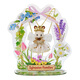 森贝儿家族（Sylvanian families）日版巧克力兔项链带摆台 过家家玩具玩偶套装 生日送儿童礼物