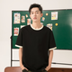 名创优品（MINISO）纯棉t恤男夏季撞色宽松高级感2025新款青少年潮流短袖 酒红 XL