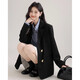 Yi Xiqi casual suit jacket for women loose 2025 spring and autumn new silhouette temperament high-end small suit top black M