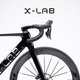 X-LAB wind-breaking road bike AD8 Xiaolabao carbon fiber broken frame wheel set oil disc electronic transmission road bike Black Warrior (UL50 wheel set) S