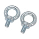 JINGGONG national standard galvanized lifting eye screw GB825 German standard marine mold ring ear lifting bolt M6M8M10M12M14 national standard M12 (recommended load bearing 0.5 tons) (2 pieces)