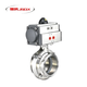 Válvula de mariposa de carga rápida de acero inoxidable neumático 304 D681X-16X CLAMP HORIZONTAL HORIZONTAL DE HIGENTA Food Válvula de carga rápida 63 UNO USE SINGLE