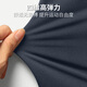 Alan Burton running semi-zipper training suit men's long-sleeved quick-drying clothes sports t-shirt sports track and field morning jogging body jacket gray [quick drying loose sports] L (120-140Jin [Jin equals 0.5 kg])
