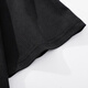 T-shirts Charles Peach Heart pour hommes et femmes, petit monstre imprimé en coton pur couple de bases de base à manches courtes, noir L