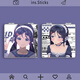 Miside Horror Game Around the Yuan Clan Mita Game 2D Étudiant Double-face Makeup Migni Mini Mirror Mita-L14699 Miroir