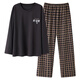 
Yalu pajamas men's spring and autumn pure cotton 2025 new men's home clothing set full cotton summer large size for outdoor wear NSALM-QZ9923 L (recommended 120-140Jin [Jin equals 0.5 kg])