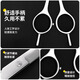 Qioh special scissors for dog hair cutting, pet grooming scissors, trimming scissors set, curved scissors, Teddy dog hair cutting tool, 7-inch curved scissors, suitable for arc trimming