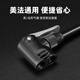 洛克兄弟公路山地自行车打气筒高压电动电瓶车家用带气压表充气泵 黑色