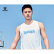 Kelme (Kelme) ärmelloses Weste Männer Basketball Uniform Frühling atmungsaktives T-Shirt-Weste Running Fitness Sportsweste weiß S