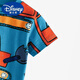 Disney Malwee Boys kurzärmelige Sommerkleidung Neue europäische und amerikanische Kinder lässige Druck runden Hals hübsches kurzärmelige Kinderkleidung 9276 130 cm