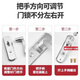 Clcey Door Lock Salle de bain Handle en acier inoxydable serrure sans clé de porte de toilette universelle verrouillage de porte en aluminium Poignée de porte alliage 9898 arc 110 trous sans langue