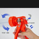 Hand-pressed structural glue gun manual labor-saving thickened all-plastic glass glue gun glue gun household caulking soft glue gun Store manager