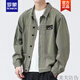 
Romon (ROMON) jacket men's spring and autumn 2025 lapel autumn clothes men's work jacket early autumn jacket top new product [upgrade version] K12806 gray XL [recommended 128-140Jin [Jin equals 0.5 kg]]