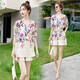 
Pier Cardin new Chinese shorts suit for women in summer new 2025 fashion casual waist-closing and slimming temperament two-piece set European products Blue Apricot L Recommended 100-115Jin [Jin equals 0.5 kg]