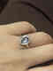 The love tanzanite color full-body 925 silver matte designer palace retro silver ring in the OEMG illustrations is in stock with a port code of 15 and a full-body 925 silver