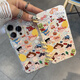 恒岚书本涂鸦KT小新适用苹果16/15Promax手机壳iPhone14/13翻盖12 涂鸦风卡通凯蒂猫-翻盖笔记本 苹果16