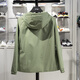 Li Ning Sport Wind Breaker für Frauen 2025 neue Gruppenkaufserie Wasserresistente Strickjacke mit Kapuze-Jacke Afdv698 Afdv698-6 Bean Green L.