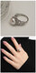 Fujiujinzhengyuan natural freshwater pearl 925 silver ring women's niche light luxury high-end adjustable open index finger ring silver (s925 silver + freshwater pearl 9-10mm)