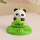 Qile birthday gift for women cute panda mobile phone holder desktop ornaments Teacher's Day souvenir for boyfriend work station decoration Panda mobile phone holder (relax)