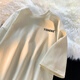 Pudachi Algodón puro Camiseta de manga corta Summer de manga corta Hombres de moda Retro Retro Hedm-manga de moda Coreana de moda Cofre blanca Ylsheng XL