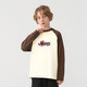 Jeep Kinderkleidung Jungen T-Shirt 2025 Frühling und Herbst neue Kindermädchen Langarm mittlerer und großer Kinder vielseitig einfache lässige langen Särme Nt3892 m weiß 170 cm [Vorgeschlagene Höhe 165-175]