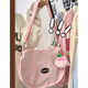 
Meipai versatile ins crossbody bag for women trendy spring and summer sweet dumpling bag waterproof student class canvas bag SN2694 upgrade reinforcement reinforcement more durable black single bag