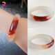 
JEA PIE premium Xiuyan jade bracelet collection Xinjiang gold silk jade high ice-type gemstone light-fiShe Taicui and ltian National inspection certificate/53.5 ring mouth/HW4839 gold silk jade