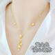 Youshu Necklace Women's 925 Sterling Silver Plated 18K Color Gold Necklace Color Silver Tassel Clavicle Chain Women's Simple Birthday Gift for Girlfriend Gold Color Ordinary Packaging