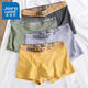 JEANSWEST Men's Underwear Pure Cotton Boxer Large Size Four Corners 4
