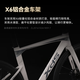 喜德盛（xds）25新款AD300公路车 开箱即骑全隐藏车架20速油碟桶轴ad成人自行车 白蛇 | 顺丰包邮 510mm（身高170-180cm）