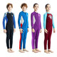 VVir Eer Childs de maillot de bain pour enfants chauds et à l'épreuve du froid Bâtes de maillot de bain des garçons et des filles à la chaleur Suitier de plongée en une seule pièce Manches longues Sun Protection Sun Hiver 693 OUVERTISSE D'OUVERT
