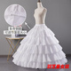 Gu Xicen Lolita bustle long flower wedding large fish bone support super puffy adjustable princess tutu skirt wedding dress petticoat support four circles 95cm
