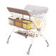 He Jiangong Japan export diaper table infant care table baby foldable multi-function baby changing newborn bathing press gray [Plus Comfortable Model] + storage rack + clothes drying rod Others