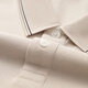 Qipai containing mulberry silk Qipai short-sleeved POLO shirt for men summer thin lapel top