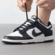 Nike (NIKE) men's shoes, women's shoes, summer and autumn new Dunk Low couple's sneakers, fashionable and versatile low-top casual shoes for women, CW1590-100 black and white panda 40 (GS)