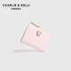 CHARLIE & KELLI品牌 CK轻奢包包女包2025新款卡通小熊钱包女士零钱包卡包 浅蓝色【七夕实用礼物】